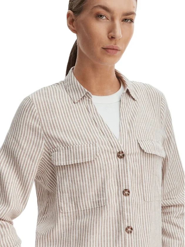 VMLINN Bumpy LS Shirt Wvn Noos