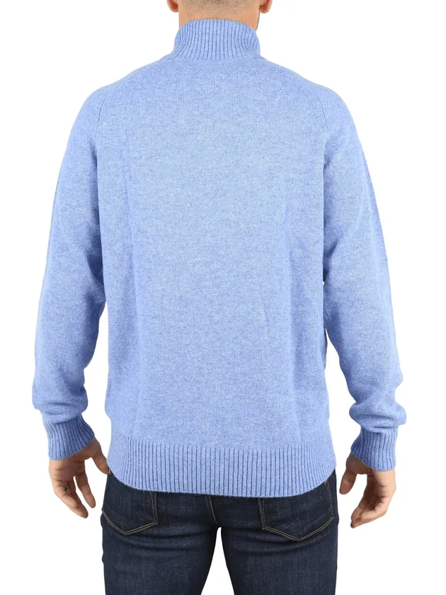 Lambswool Zip Mock
