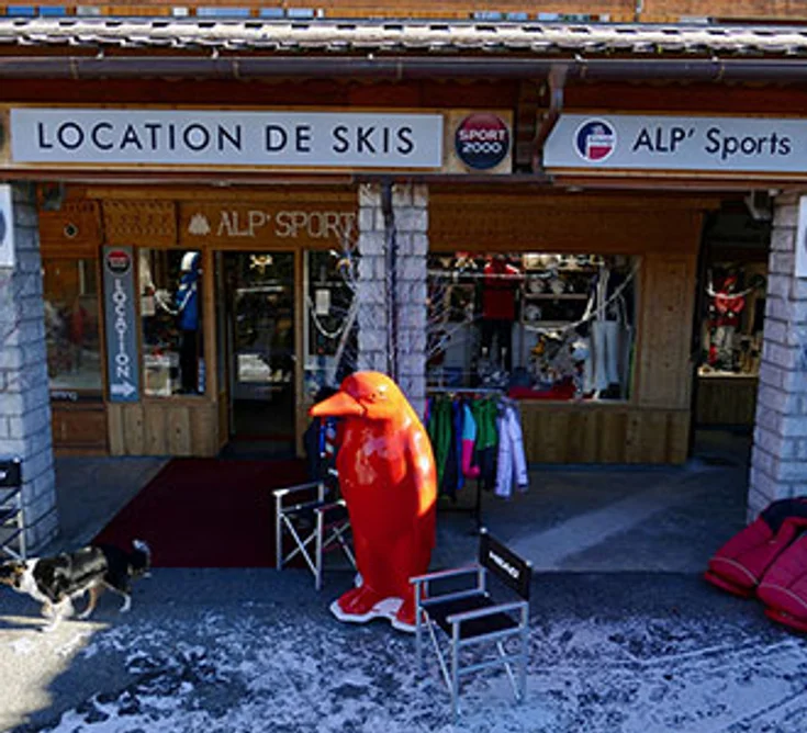 Extérieur du magasin SPORT 2000 MERIBEL ALP'SPORTS