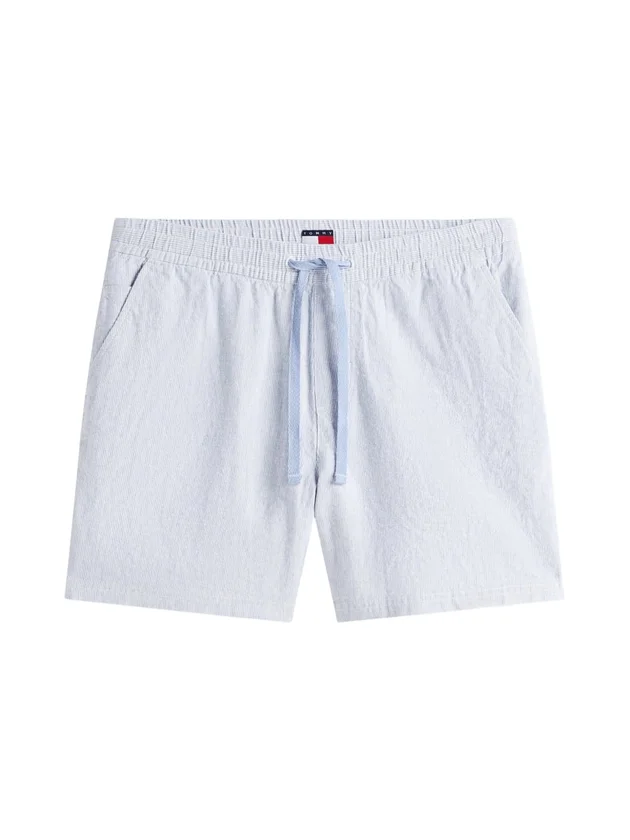 Linen Blend Stripe Short
