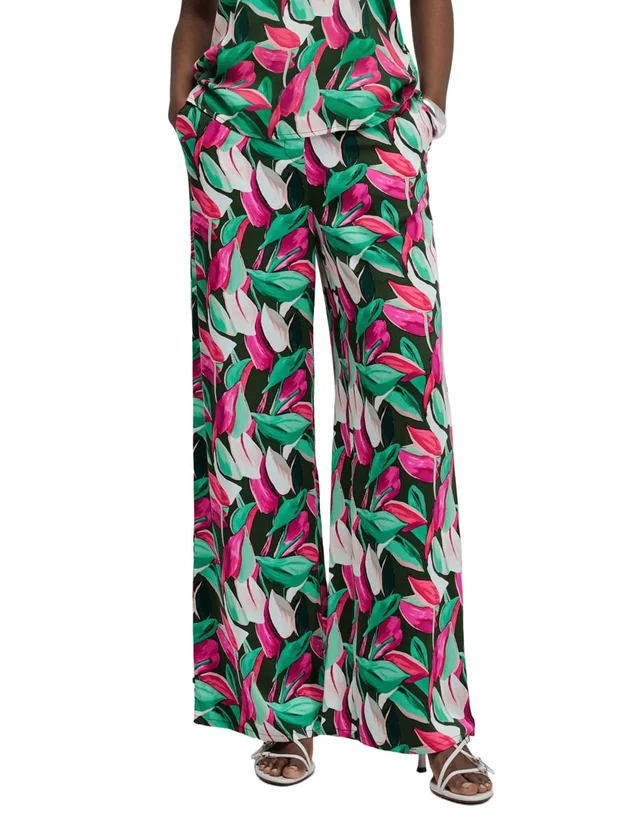 Print Hight Rise Pants