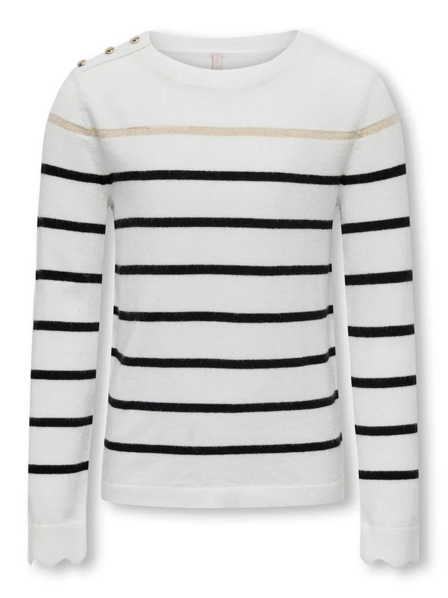Kogelisa LS Button O Neck CS Knt