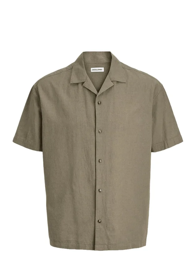 Summer Linen Blend Resort Shirt SS Sn