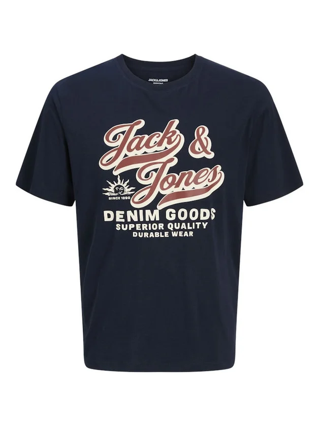 JJElogo Tee Ss O Neck 2 Col Aw25 Sn