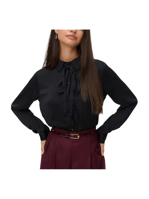 Gretchen LS Shirt Wvn Btq Ga