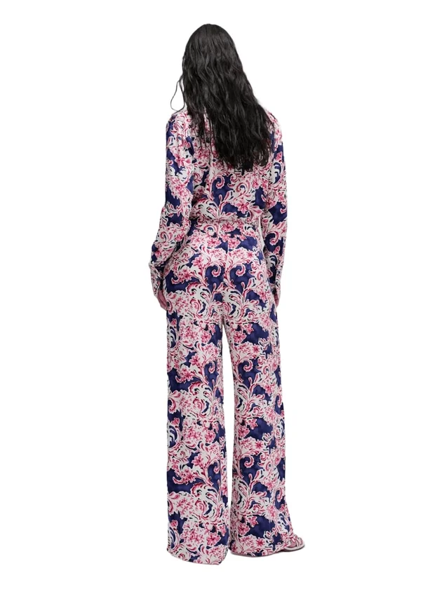 Print Hight Rise Pants