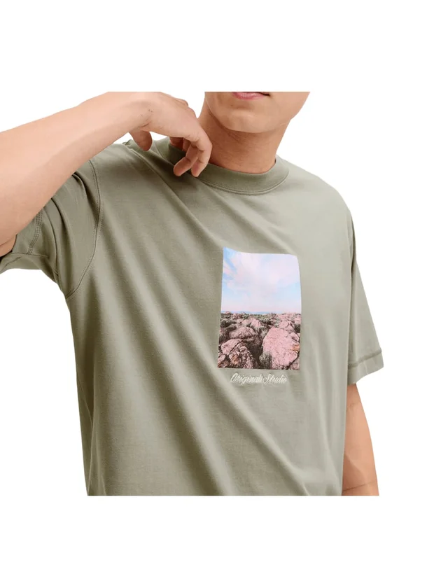 Jornorrebro Photo Tee Ss Crew Neck Ln
