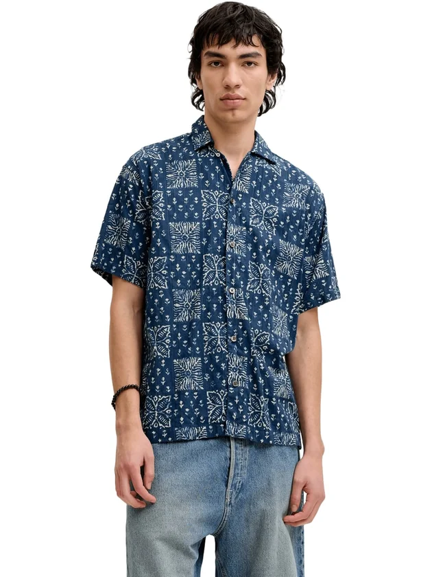 Print Dobby S S Shirt Sn