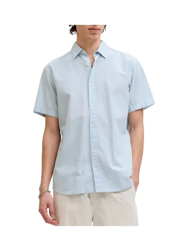 Jjebreeze Linen Blend Shirt S S Sn