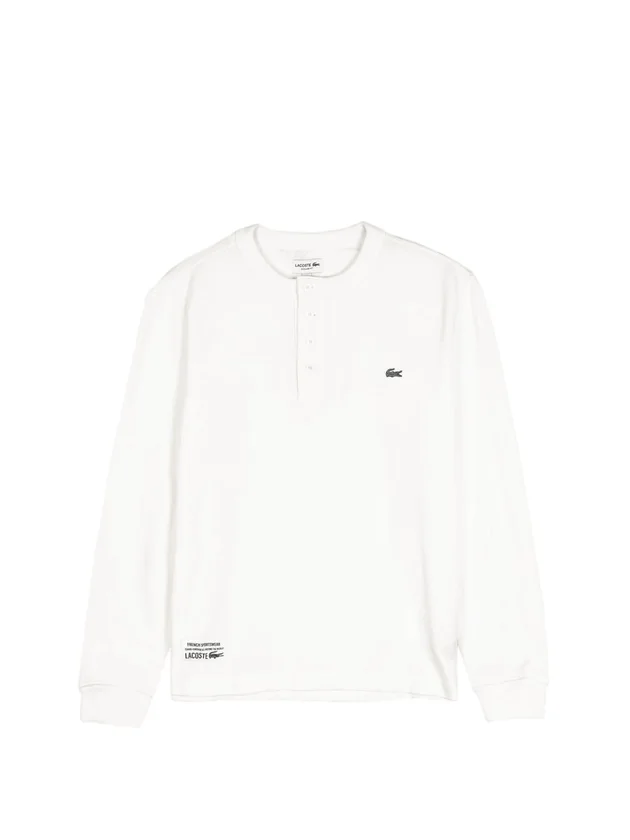 Tee-Shirt Henley Manches Longues