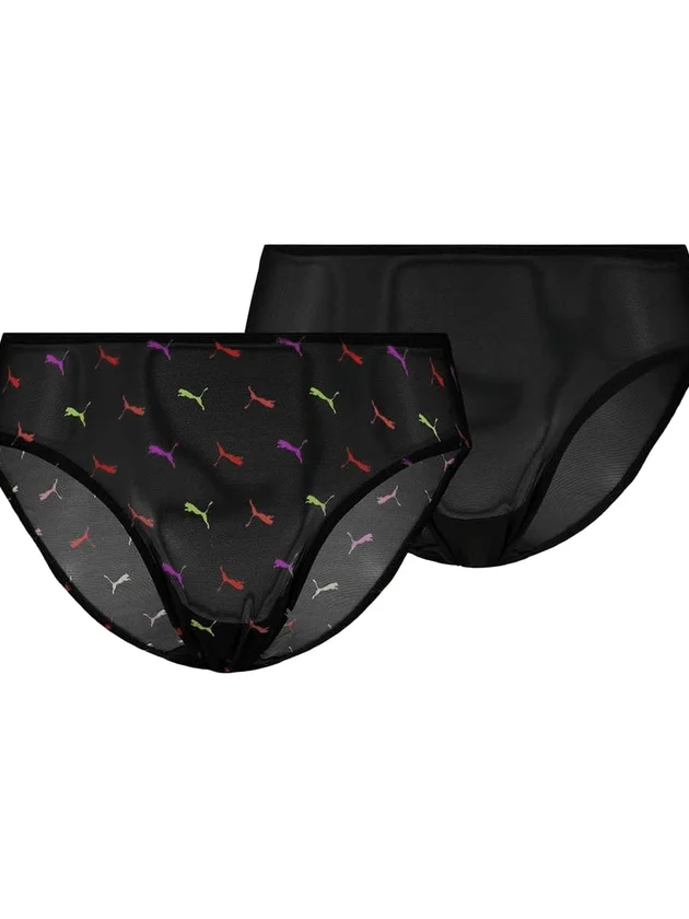 Printed Mesh Briefs 2P