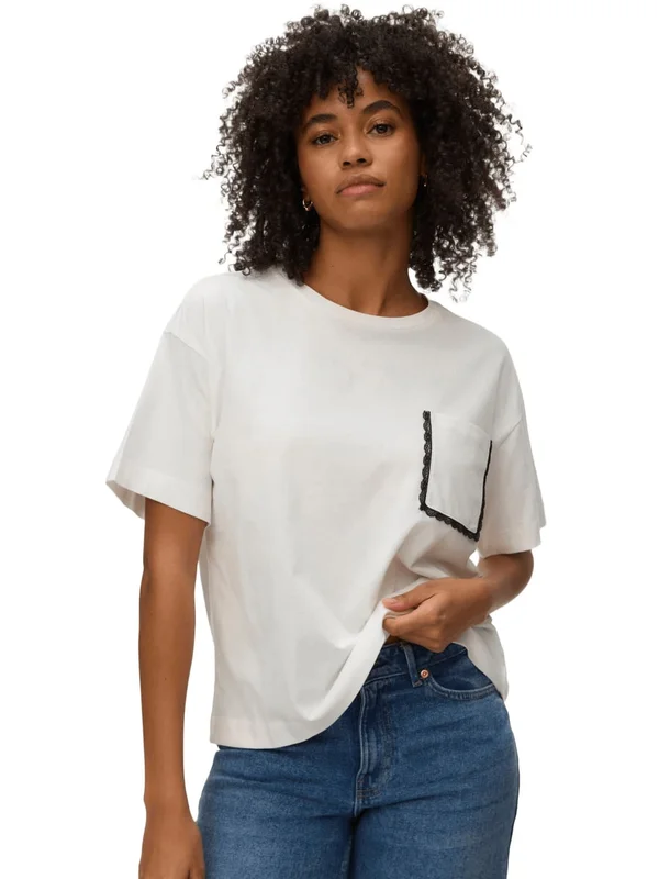 Jumbo S S O Neck T Shirt Jrs Btq