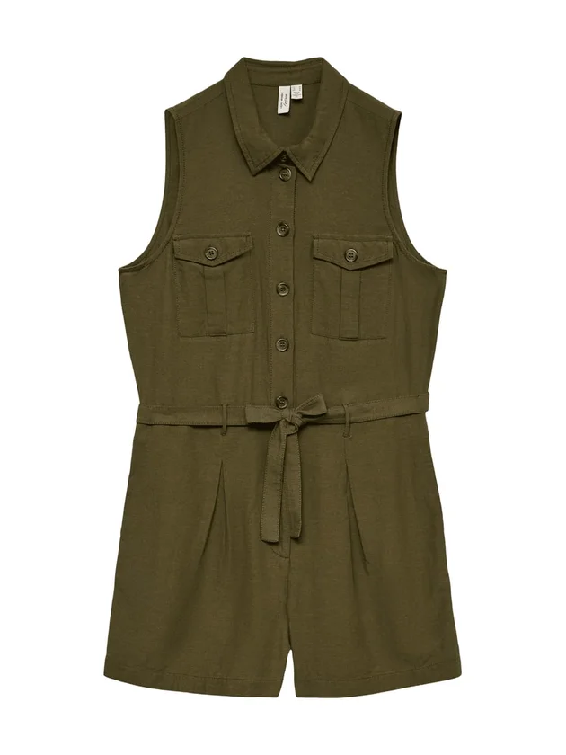 Josephine S L Playsuit Wvn Btq