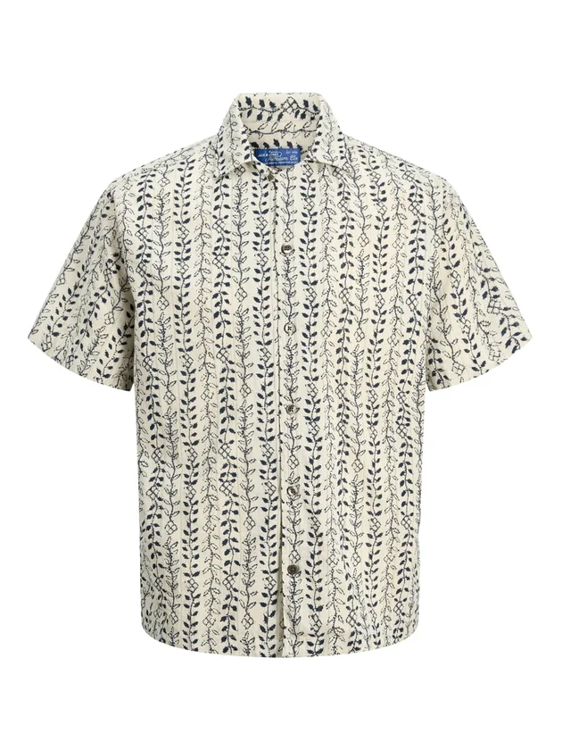 Print Dobby S S Shirt Sn