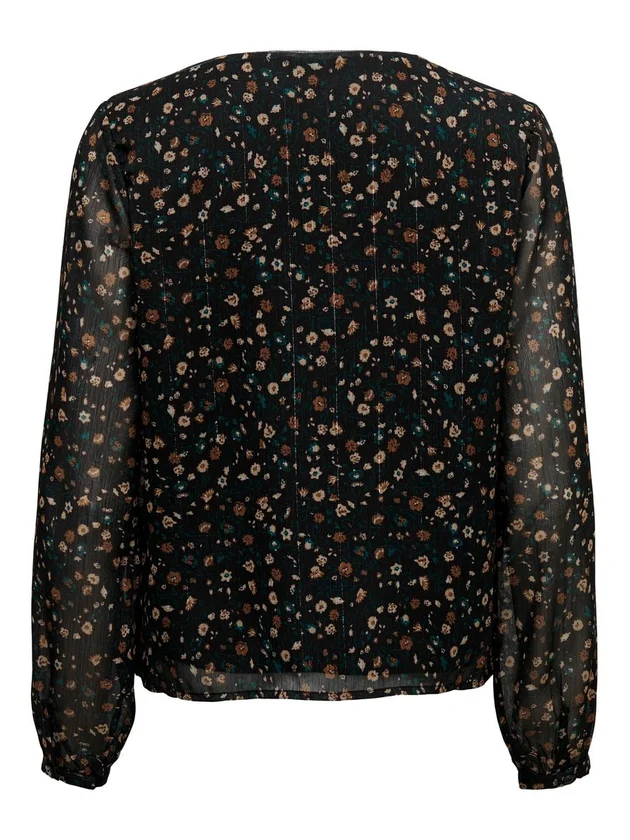 Valerie V Neck Button Top Ptm