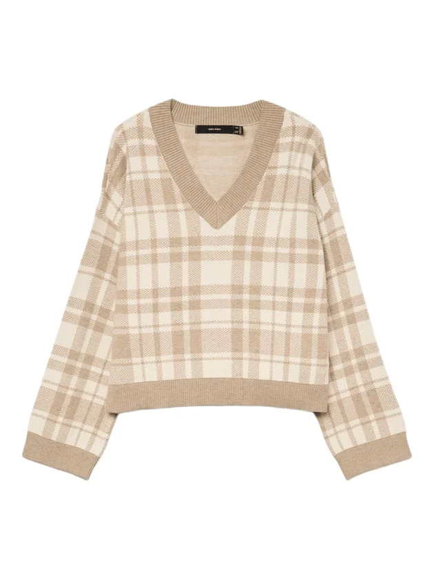 Vmgold Art LS V Neck Pullover