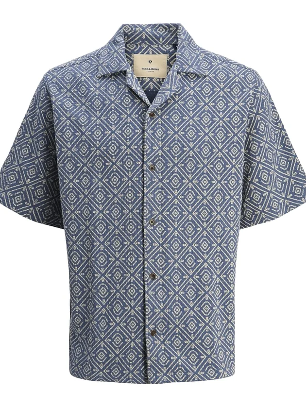 Jwhvincent Print Resort S S Shirt Sn