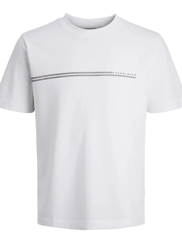 Jcofusion Chest Brand Tee Ss Crew Noos