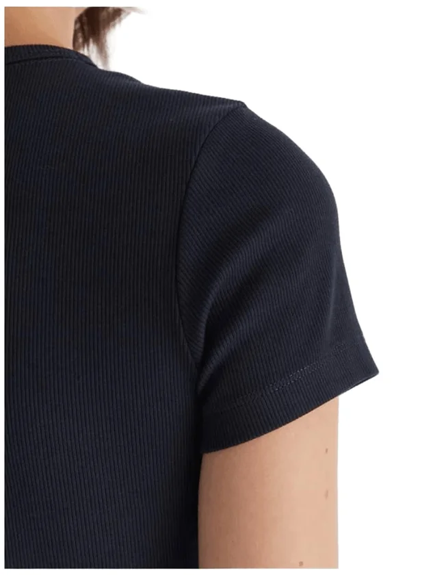 Slim Badge Rib Tee