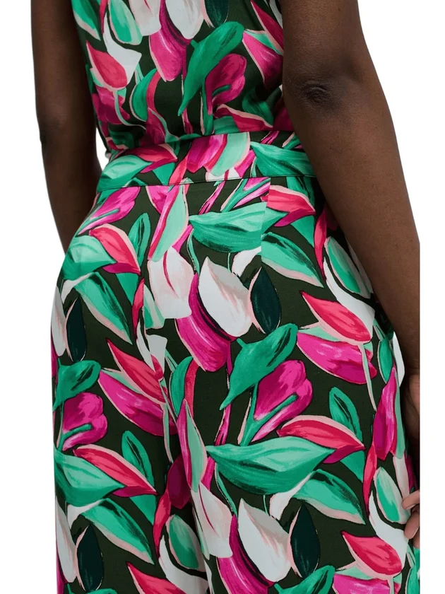 Print Hight Rise Pants