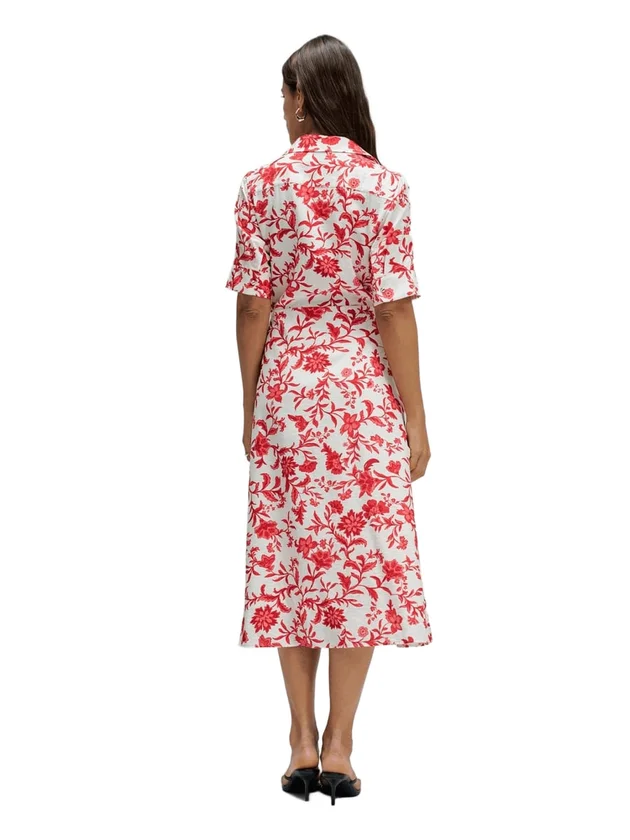 Midi Shirt Dress W Belt