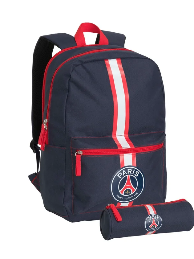 Sac À Dos 43cm Trousse PSG