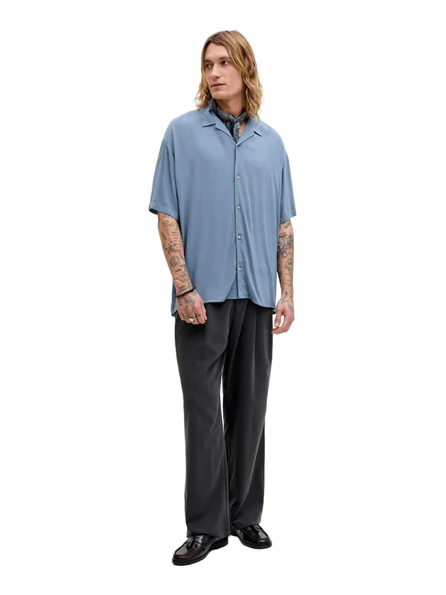 Jeff Resort Solid Shirt Ss Sn