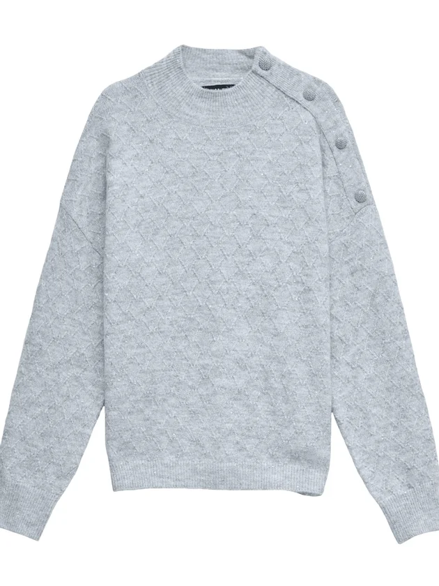 Lurex Sweater With Buttons