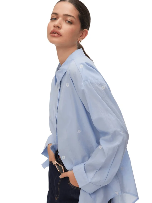 Vmodona Ls Shirt Wvn Noos