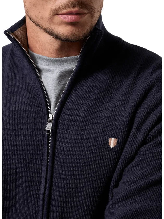 Jprblurex Knit Full Zip Cardigan