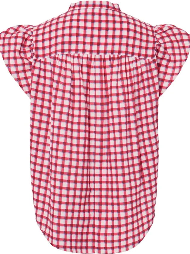 Pcjavier Ss Check Shirt Wvn Fc Bc