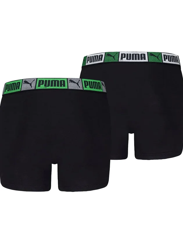 Logo Block Elastic Boxers 2P