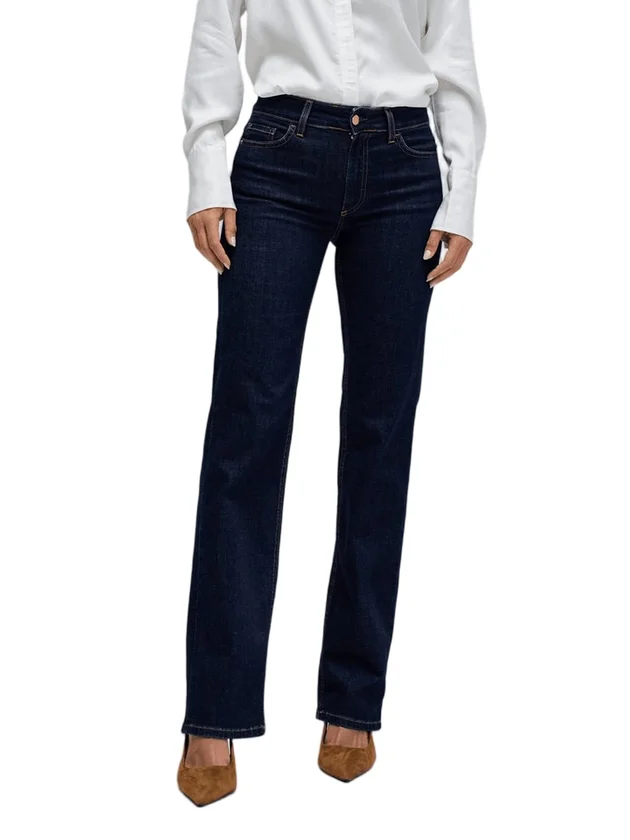 Jean femme Destiny Straight Basic SALSA, coupe droite push-up élégante
