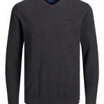 DARK GREY MELANGE / DETAIL:BLACK