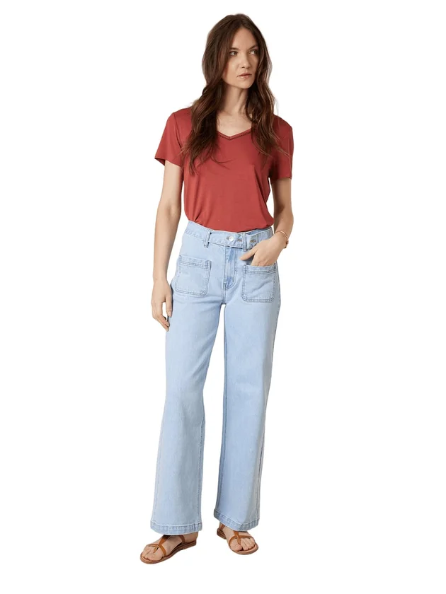 Kami Ble Jean Wide Leg