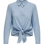 CLOUD DANCER / STRIPES:MEDIUM BLUE