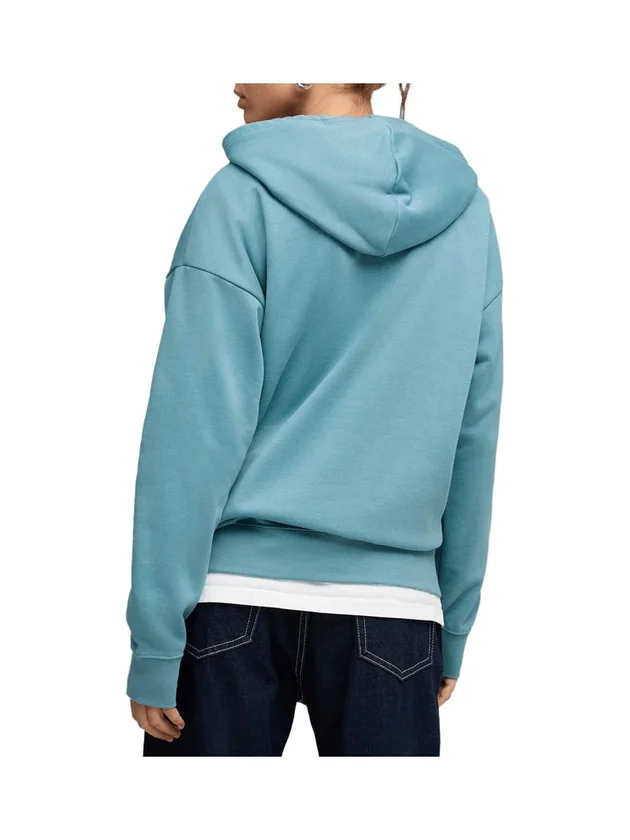 Centered Cat Logo Relaxed Hoodie