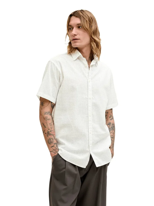 Jprblasummer Linen Blend Print S S