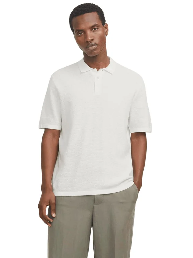 JJEGEORGE Knit Polo SS SN