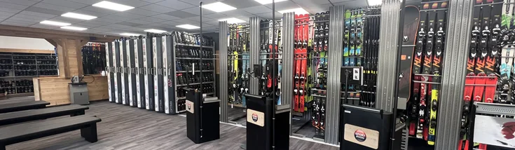 Intérieur du magasin SPORT 2000 XONRUPT LA BRESSE LOU SKI