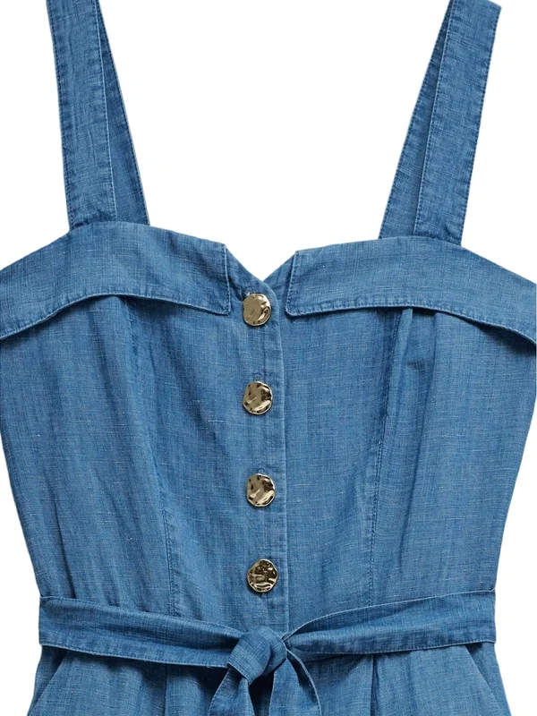 Overall With Belt Detail