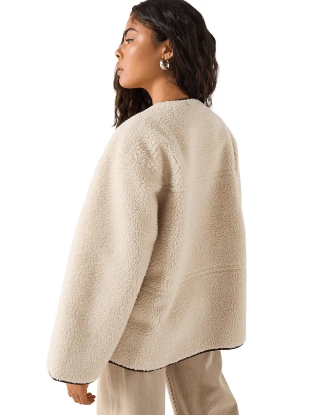 Julie Reversible Teddy Pu Jacket