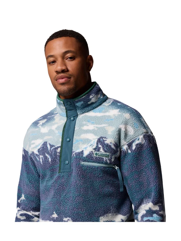Helvetia II Printed Half Snap Fleece