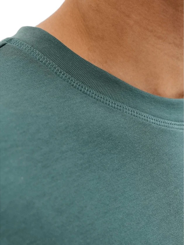 Jcofusion Badge Tee Ss Crew Neck Ln