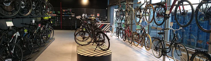 Intérieur du magasin MONDOVELO CITY ANNECY SEYNOD