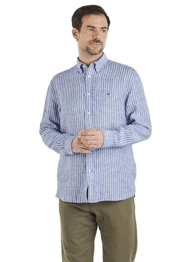 Linen Bengal Stripe RF Shirt