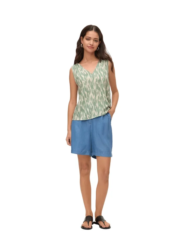 Fleur Hw Bermuda Tencel Shorts