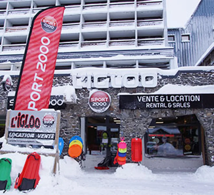 Extérieur du magasin SPORT 2000 SUPER BESSE L'IGLOO