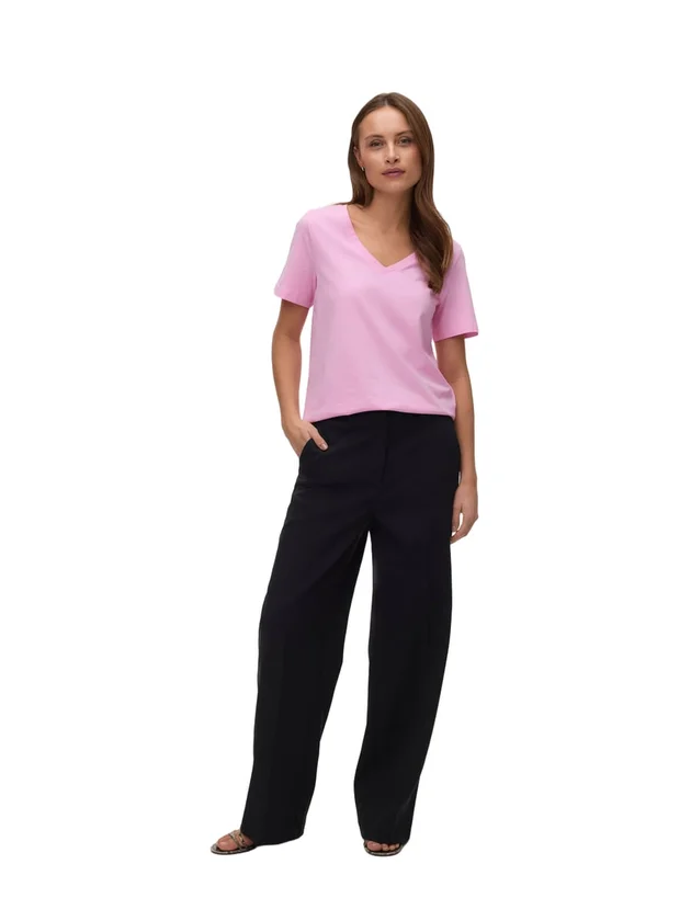 Vmpaulina Ss V Neck T Shirt Jrs Noos
