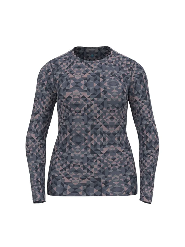 Bl Top Crew Neck Ls Active Warm Eco Gra